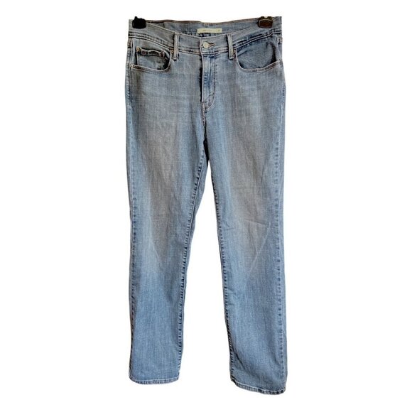 Women's Levi's 505 Straight Denim Jeans Size 10 Classic Medium Wash - Picture 6 of 6